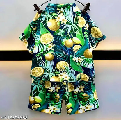 Lemon Printed Boys Clothing Set